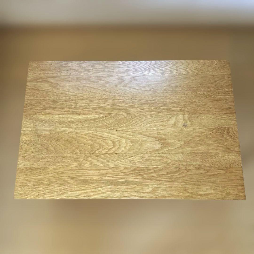 【廃盤/人気】無印良品 無垢材ローテーブル・オーク材