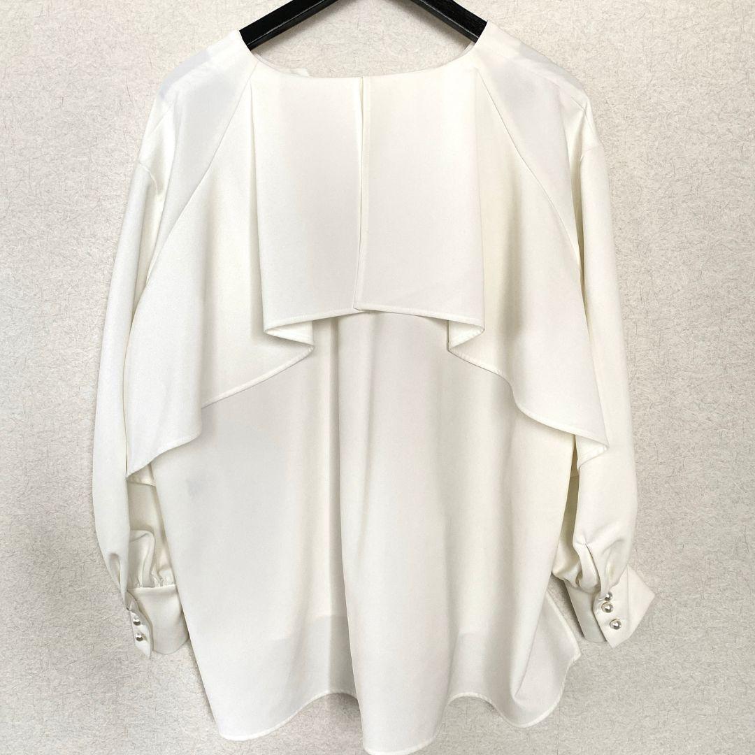 Arpegestory バックフリルブラウス ホワイト M 完売人気商品 美品