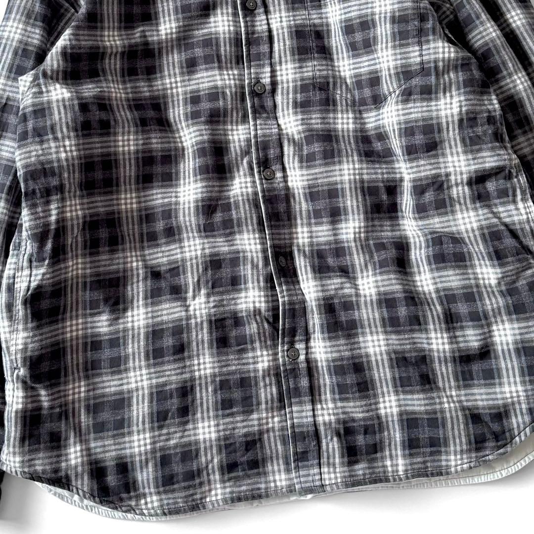 近年 DIESEL リバーシブル 中綿ジャケット オーバルD チェック デニム 近年 DIESEL リバーシブル 中綿ジャケット オーバルD チェック デニム