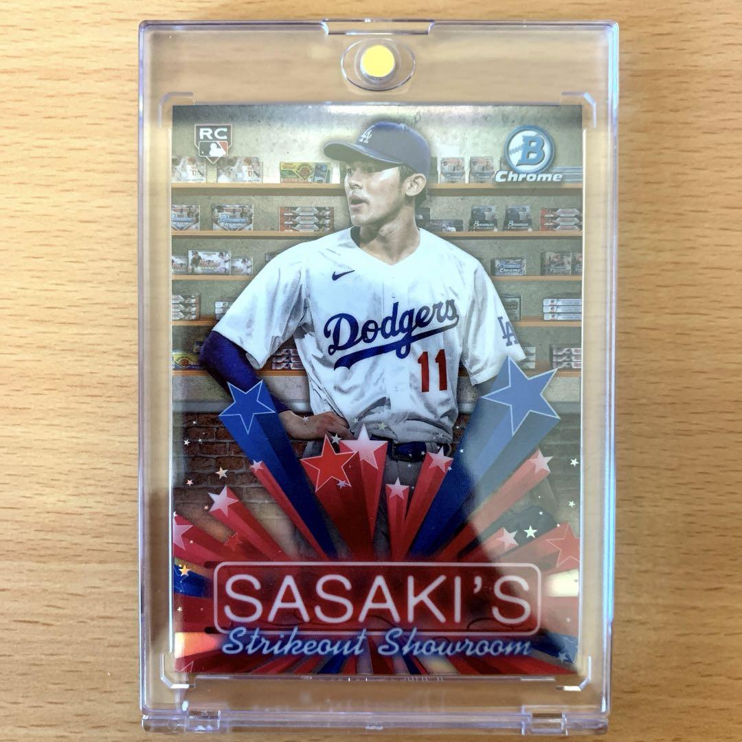 Bowman Chrome 佐々木朗希OPENインサートカード