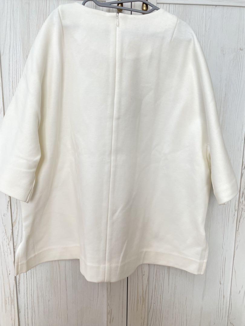 新品　IENA ホワイト 五分袖トップス