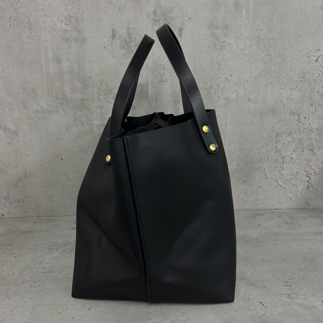 未使用 Harriet 本革ハンドル ミニマル PVC TOTE トート バッグ