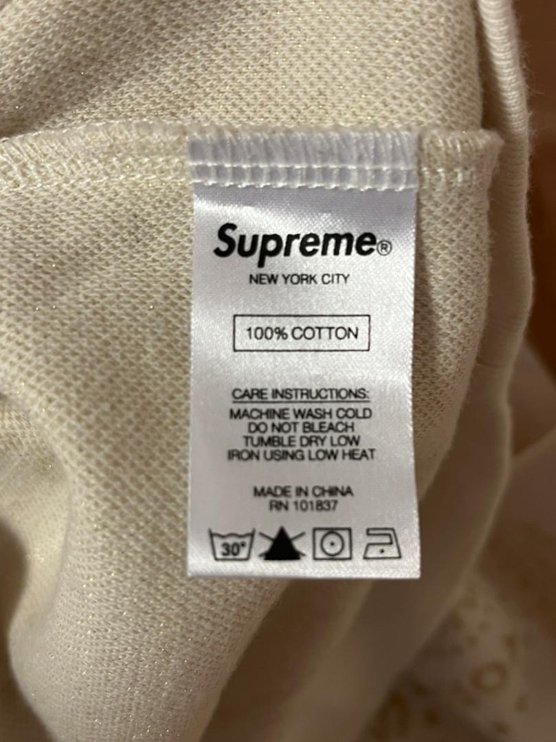 となった¡ 完売品 SUPREME Metallic Jacquard クルーネック 白 R3y1N-m70784445061 ください
