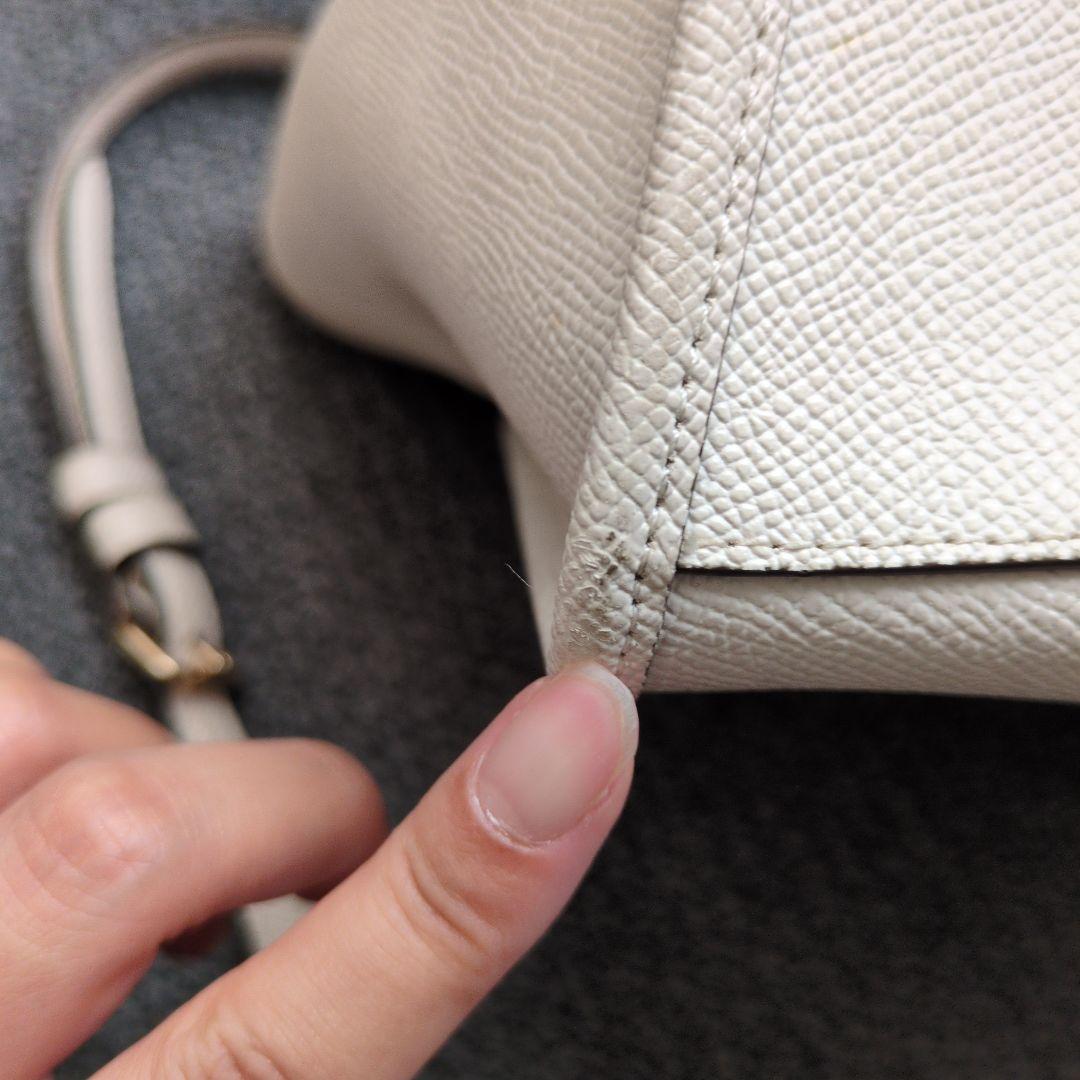 コーチ COACH　 2way トートバッグ 　ショルダーバック　白