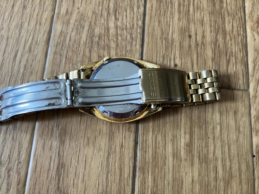 ブ*ー様 稼働 セイコー5 AT/自動巻 メンズ腕時計 SEIKO 中古　送料無