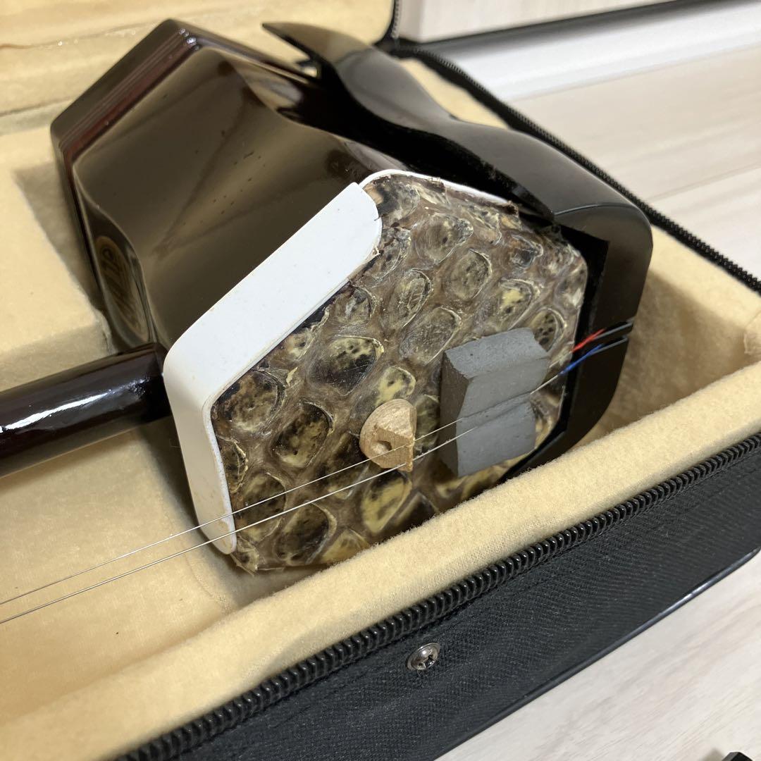 二胡　ケース付き　　中国楽器　弦楽器