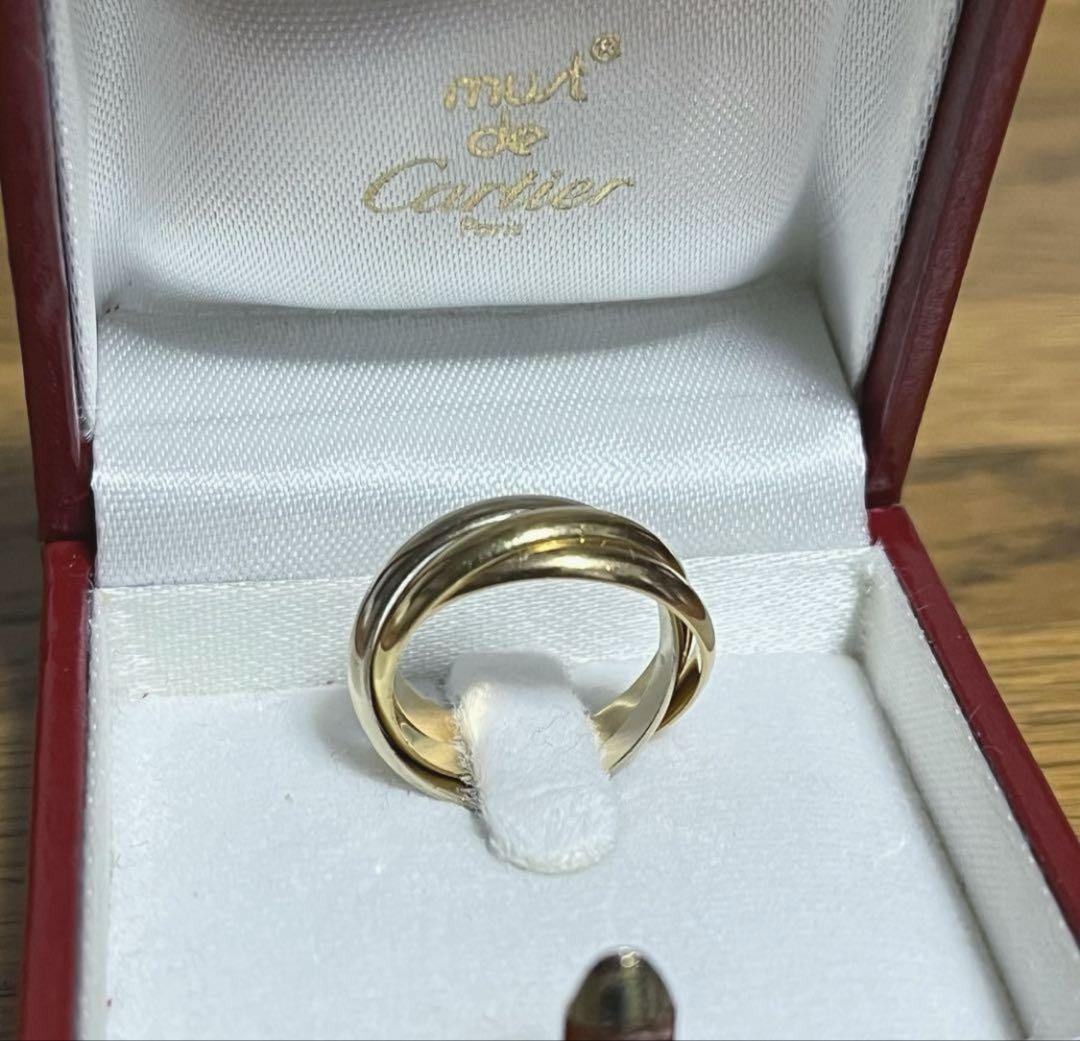Cartier カルティエ トリニティリング スリーカラーゴールド3連 中古美品