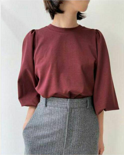 激安正規品
 【新品】アパルトモン★ギャザーロングスリーブティシャツ Tシャツ/カットソー(七分/長袖)