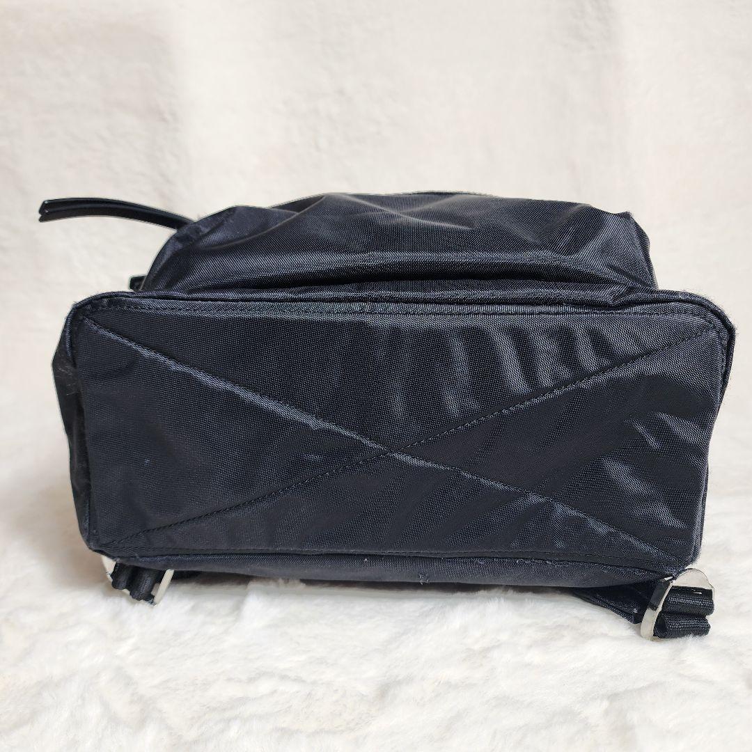 MARC JACOBS リュック ナイロン レザー ロゴ ブラック A4