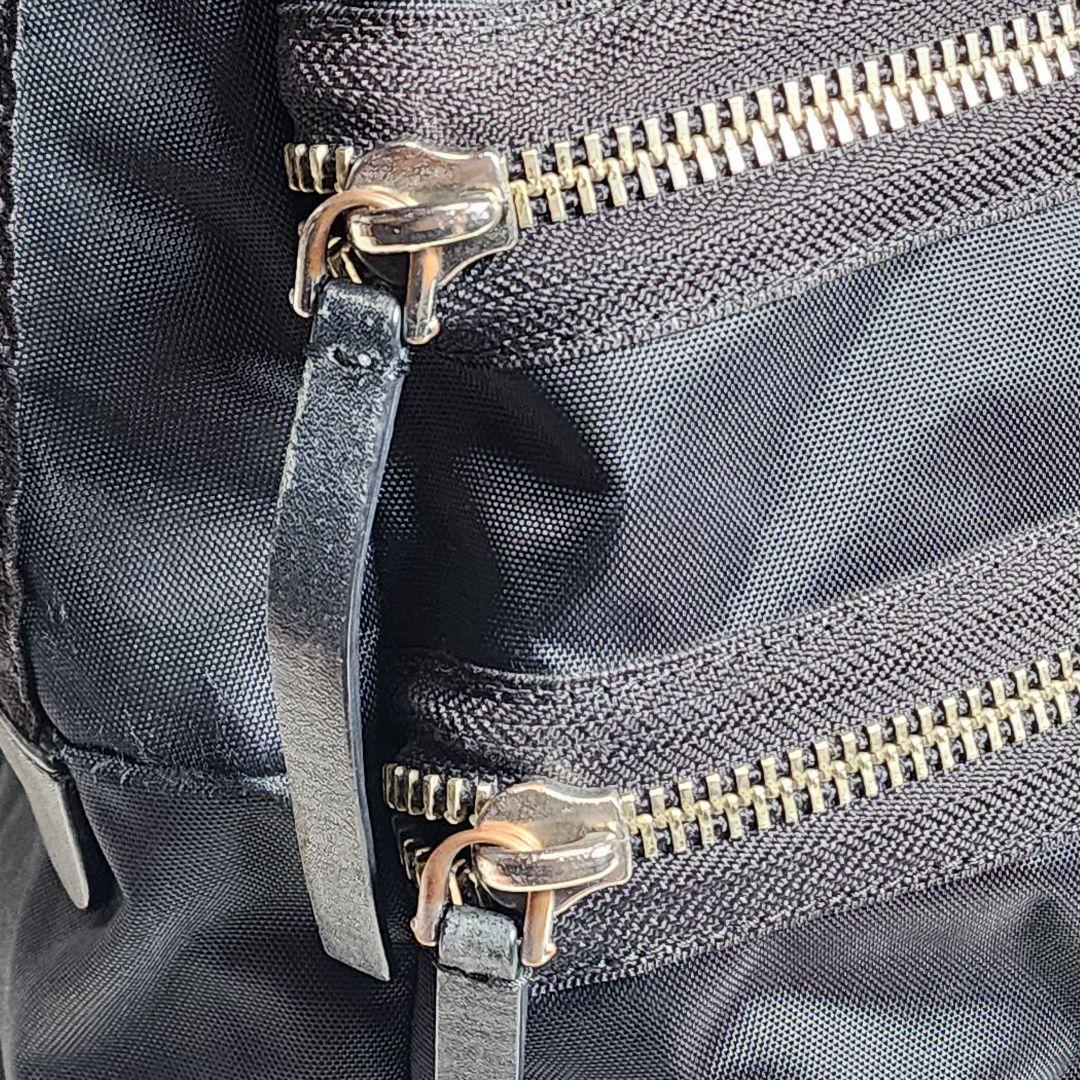 MARC JACOBS リュック ナイロン レザー ロゴ ブラック A4