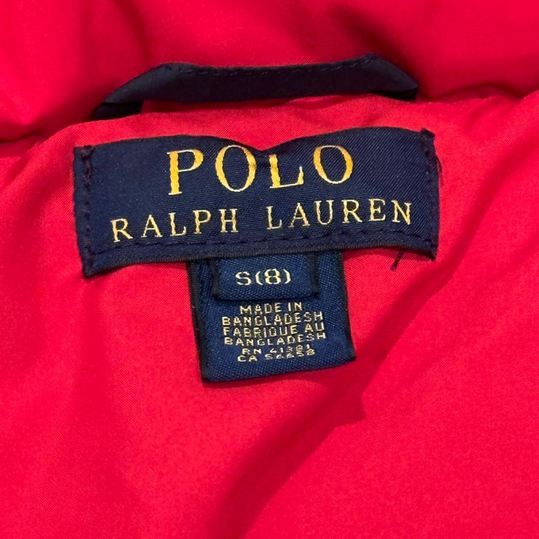 キッズ 140サイズ POLO ラルフローレン ダウンジャケット 紺 男の子