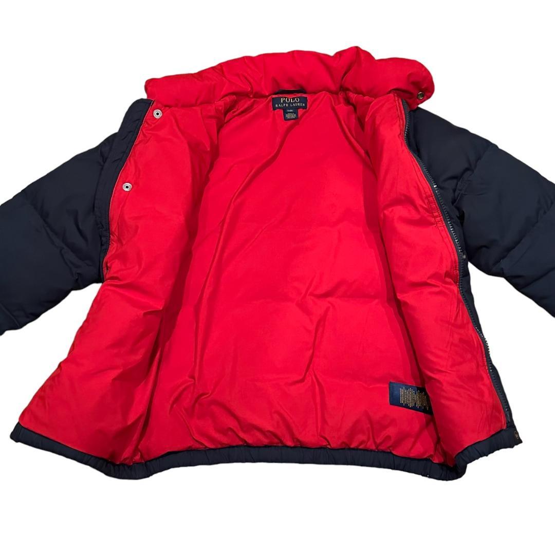 キッズ 140サイズ POLO ラルフローレン ダウンジャケット 紺 男の子