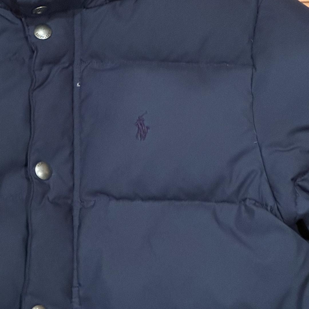 キッズ 140サイズ POLO ラルフローレン ダウンジャケット 紺 男の子