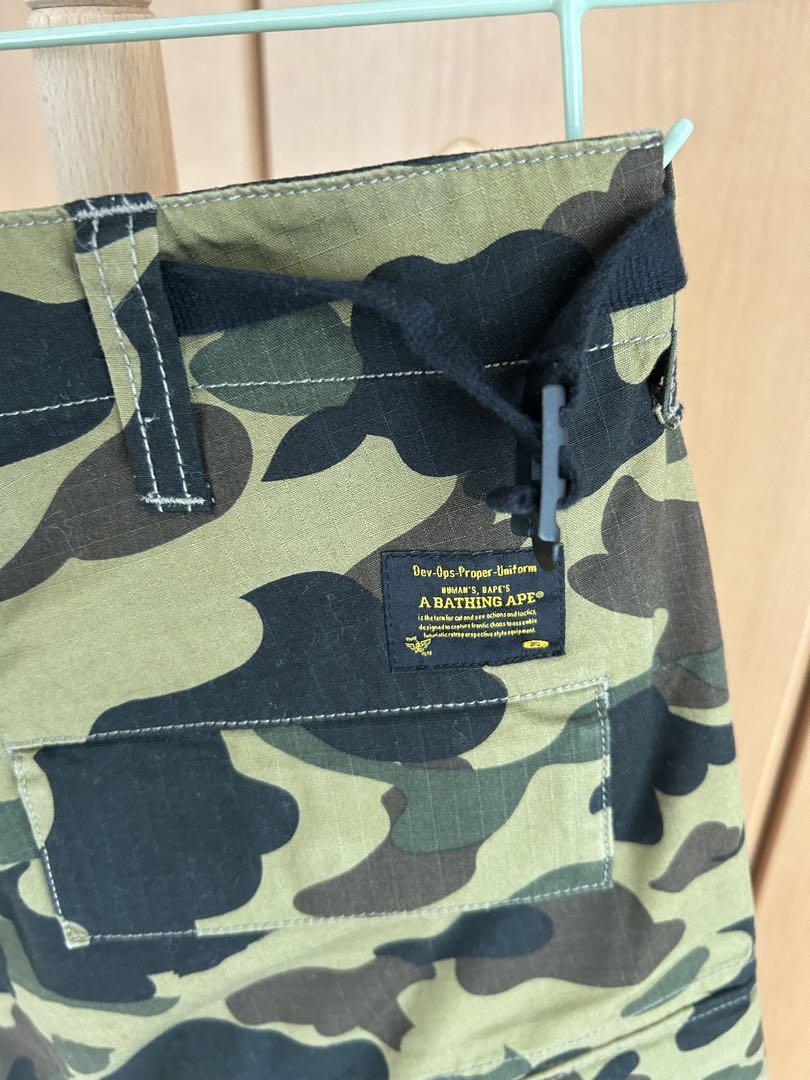 A BATHING APE カモフラージュカーゴパンツ Lサイズ A BATHING APE カモフラージュカーゴパンツ - メルカリ