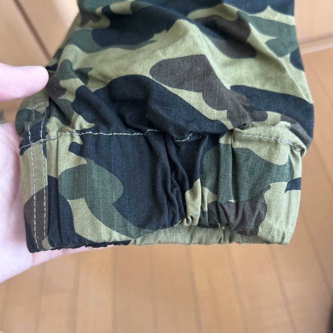 A BATHING APE カモフラージュカーゴパンツ Lサイズ A BATHING APE カモフラージュカーゴパンツ - メルカリ