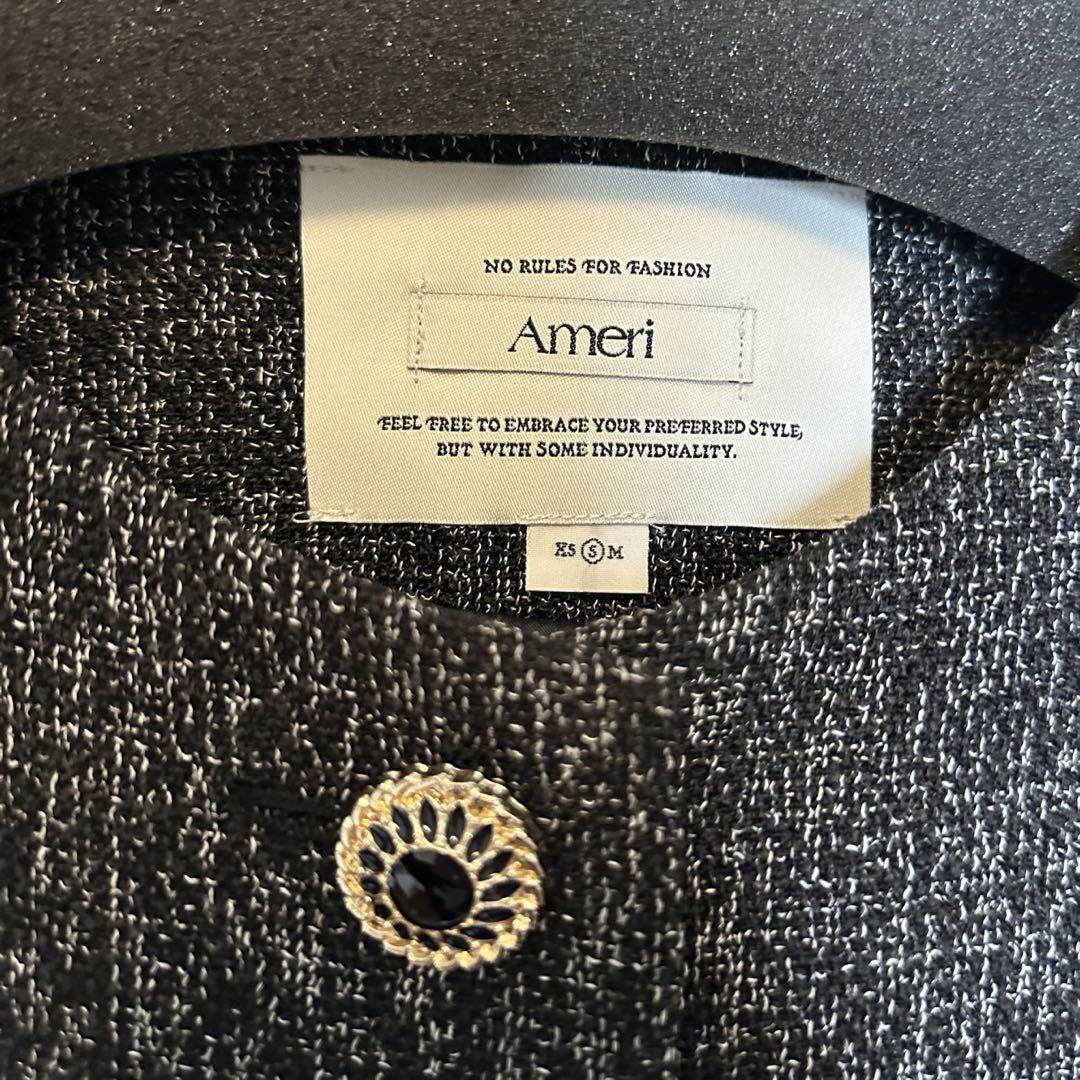 ジャケット・アウター AMERI DEFORMATION SUMMER TWEED JACKE T