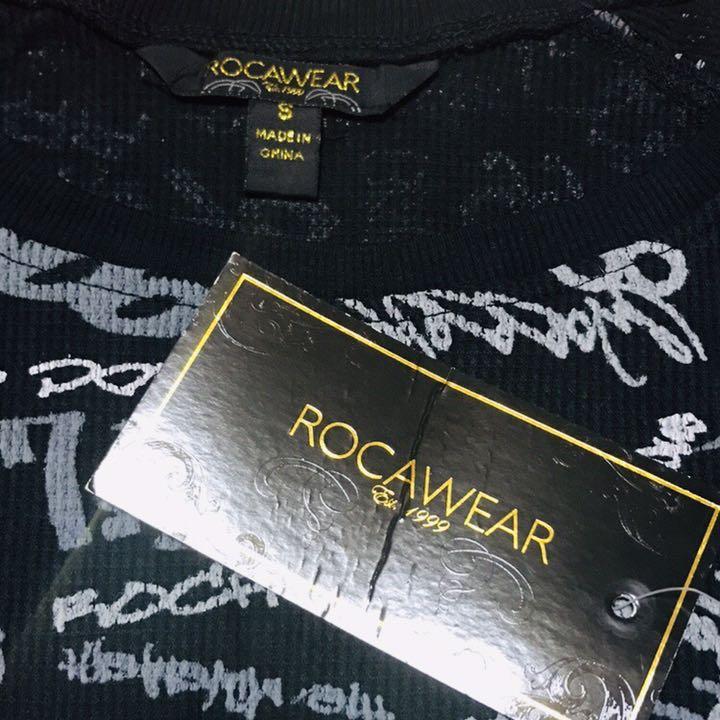 ☆ROCA WEAR☆ロカウェア☆総柄トップス☆海外Bガール☆着丈59