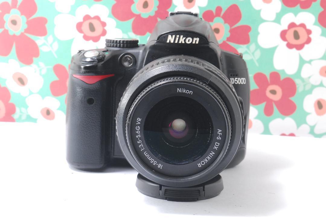 ❤初心者オススメ❤スマホ転送OK❤Nikon D5000❤自撮,動画OK❤