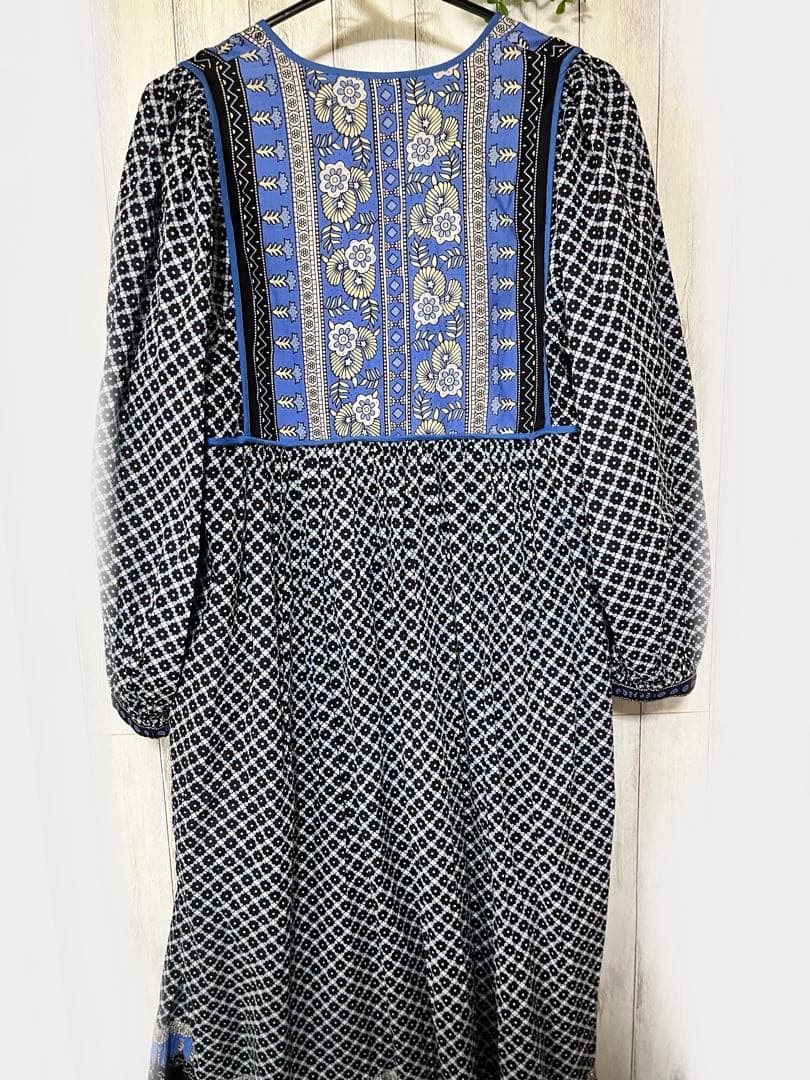 極美品❣️【ヌキテパ】コットンボイル フラワー ワンピース