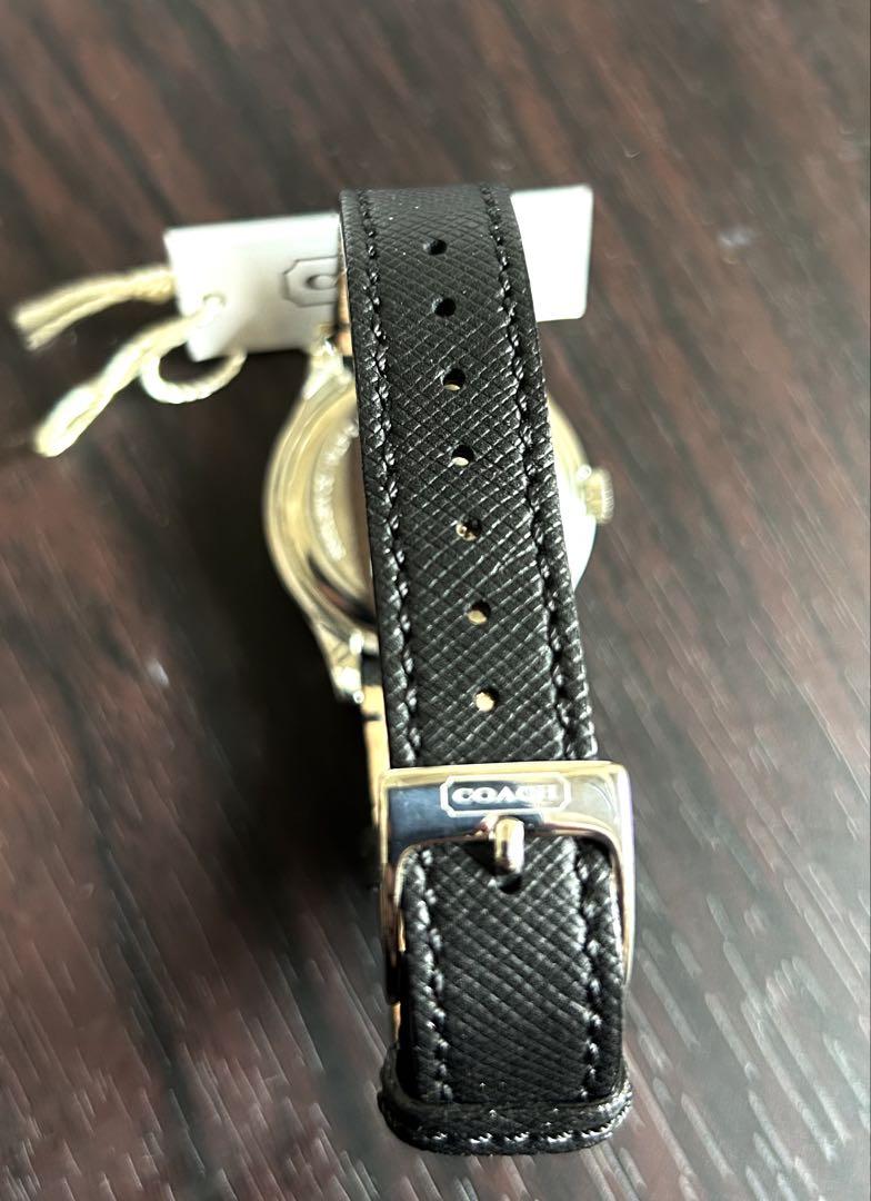 COACH マディー ラインストーン レザー レディース 時計 W6014
