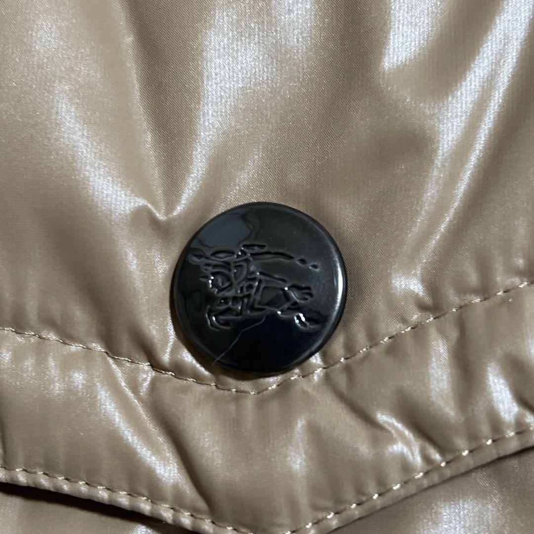 BURBERRY ダウンジャケット　ノバチェック　サイズ40 ラクーンファー