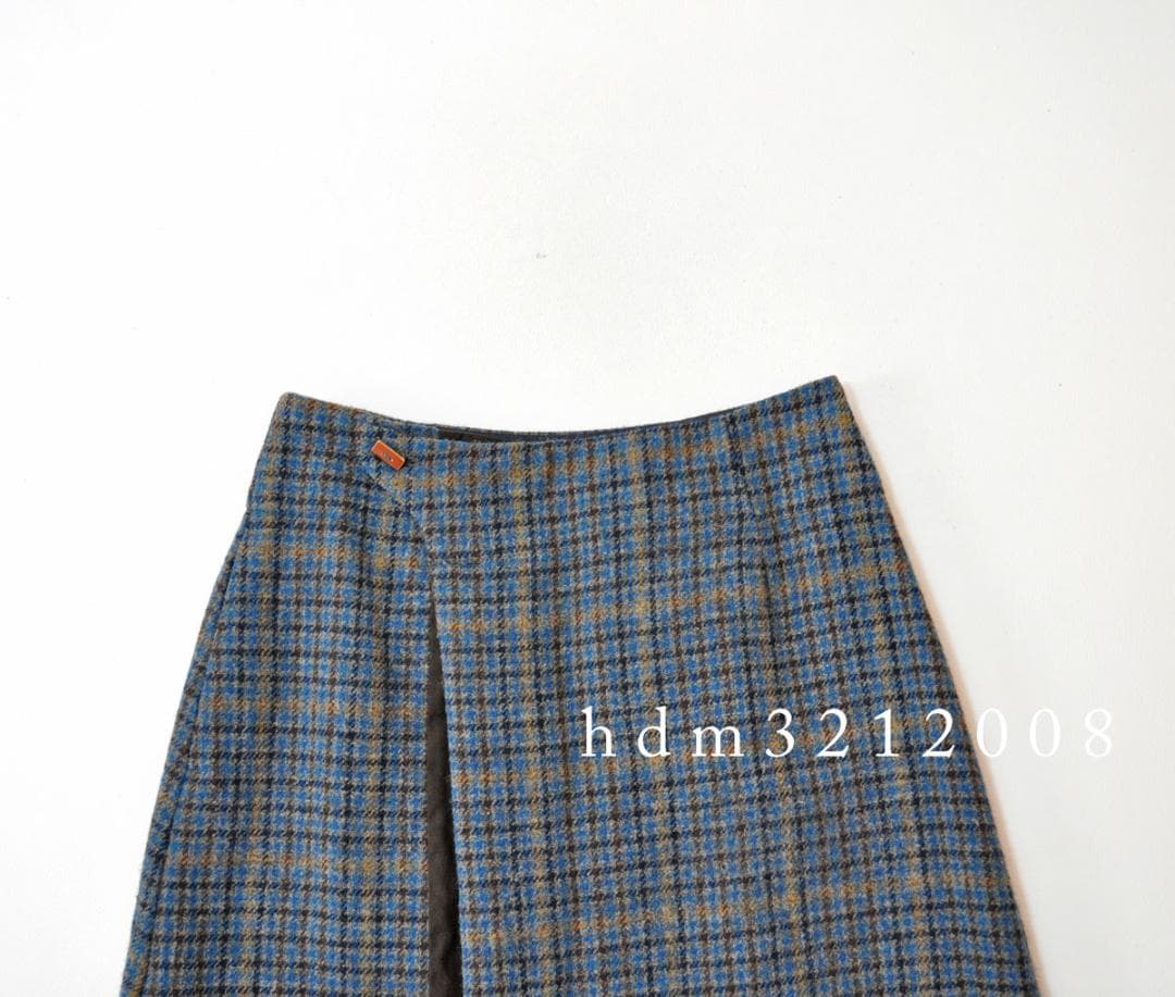 PAL’LAS PALACE パラスパレス シェットランドチェックラップスカート PAL’LAS PALACE パラスパレス シェットランドチェックラップスカート