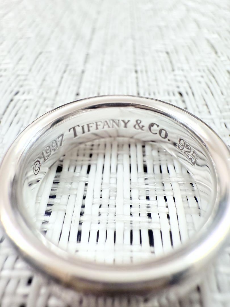 ティファニー　ナローリング　指輪　15号　研磨済み　1837 TIFFANY