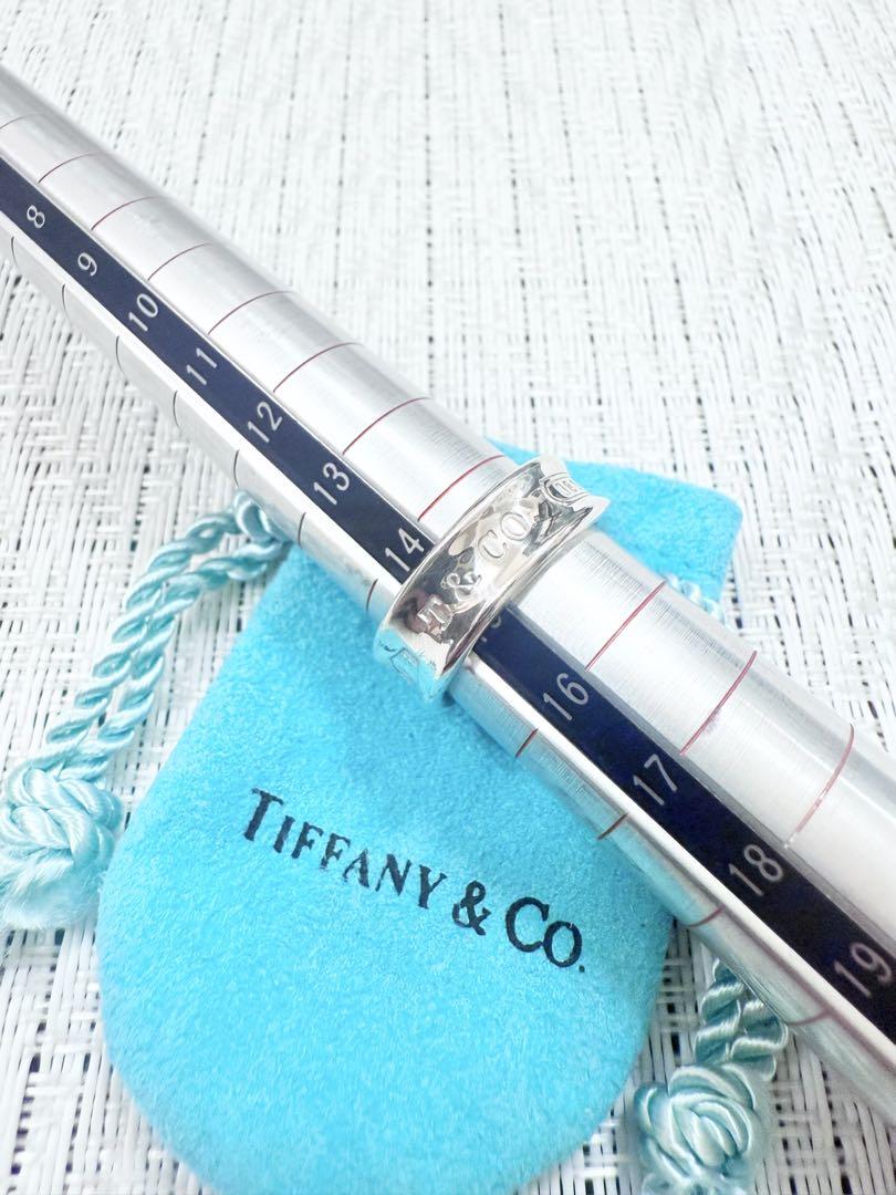 ティファニー　ナローリング　指輪　15号　研磨済み　1837 TIFFANY