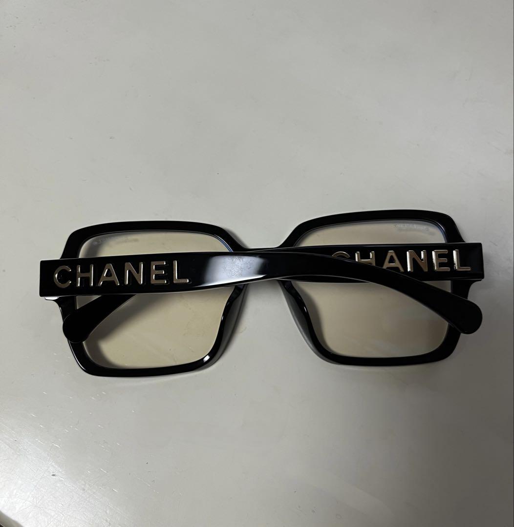 CHANEL スクエアメガネ ブルーライトカット サングラス - メルカリ