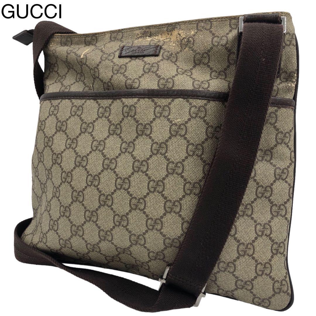 限定版 GUCCI ショルダーバッグ サコッシュ GGスプリーム ユニセックス