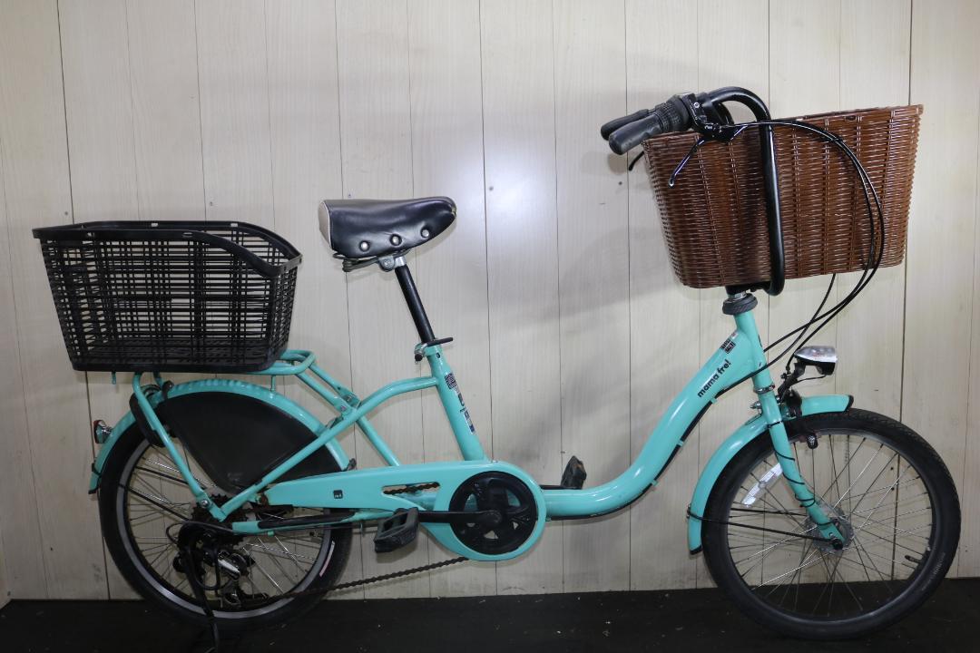 あさひ製 mama freママフレ 20インチ シマノ6段 AUTO LED