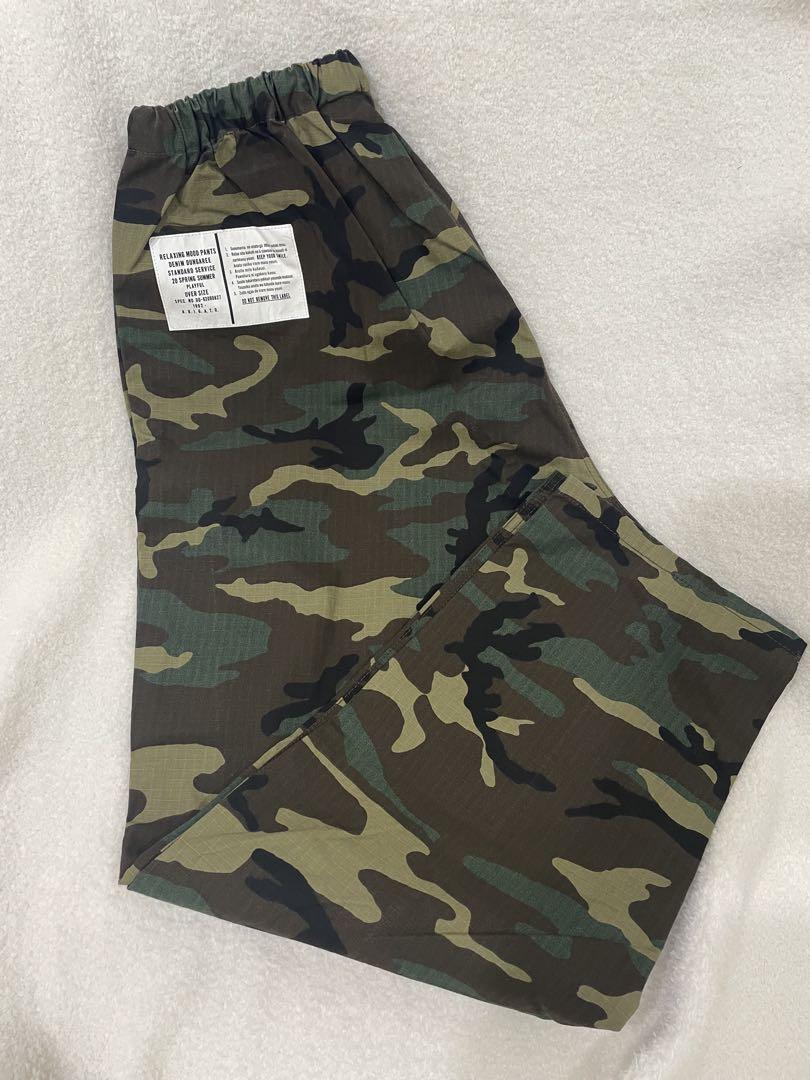 demim dungaree 迷彩柄キッズパンツ サイズ01