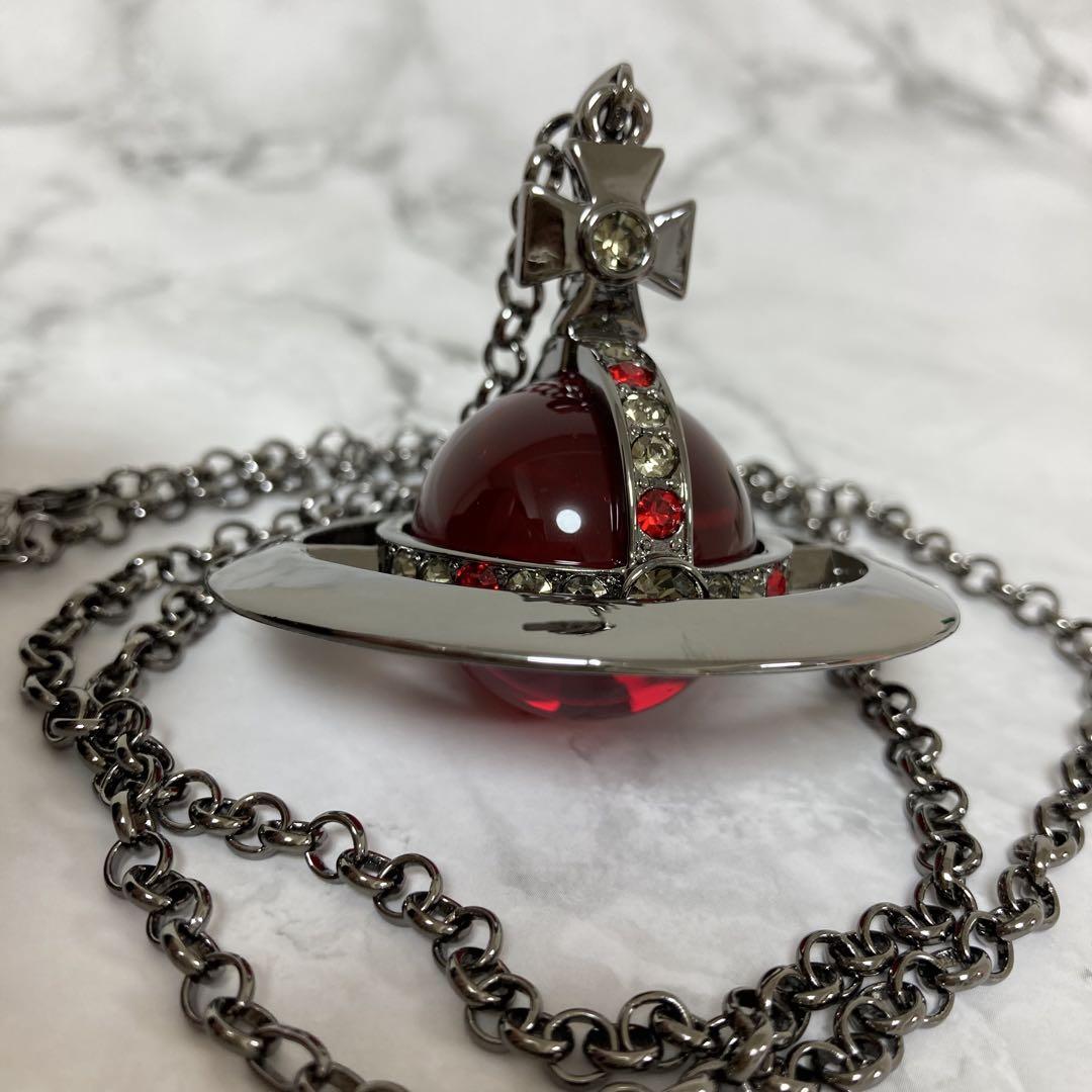 Vivienne Westwood｜ミディアムオーブネックレス ガンメタ