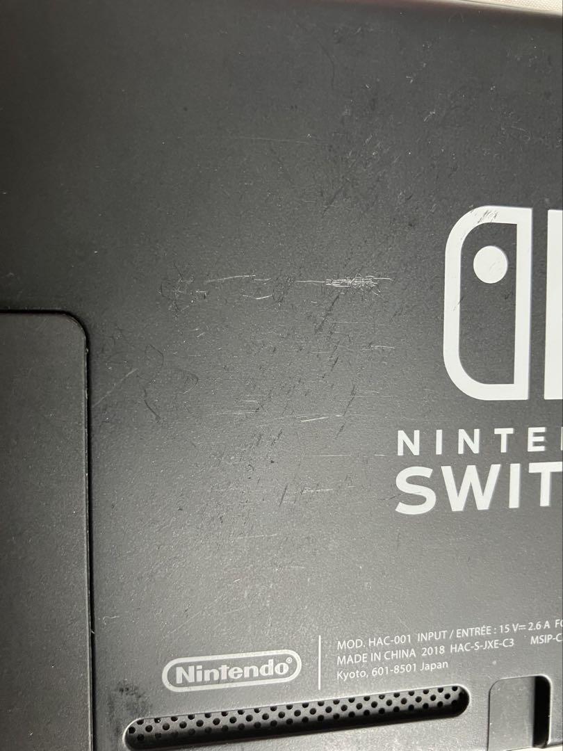 ジャンク品　Nintendo Switch 本体 ブラック Joy-Con欠品