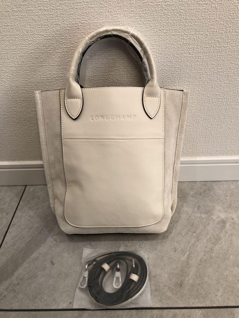 セール 国内 ロンシャン カバ LONGCHAMP XS レザー ショッピングバッグ亜麻布- バッグ