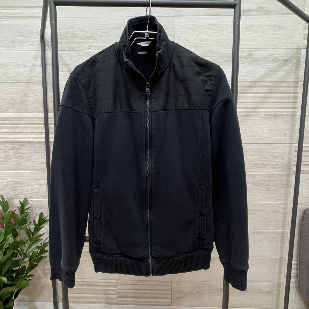 Calvin klein【カルバンクライン】切り替え　スウェット　ジップ【M】
