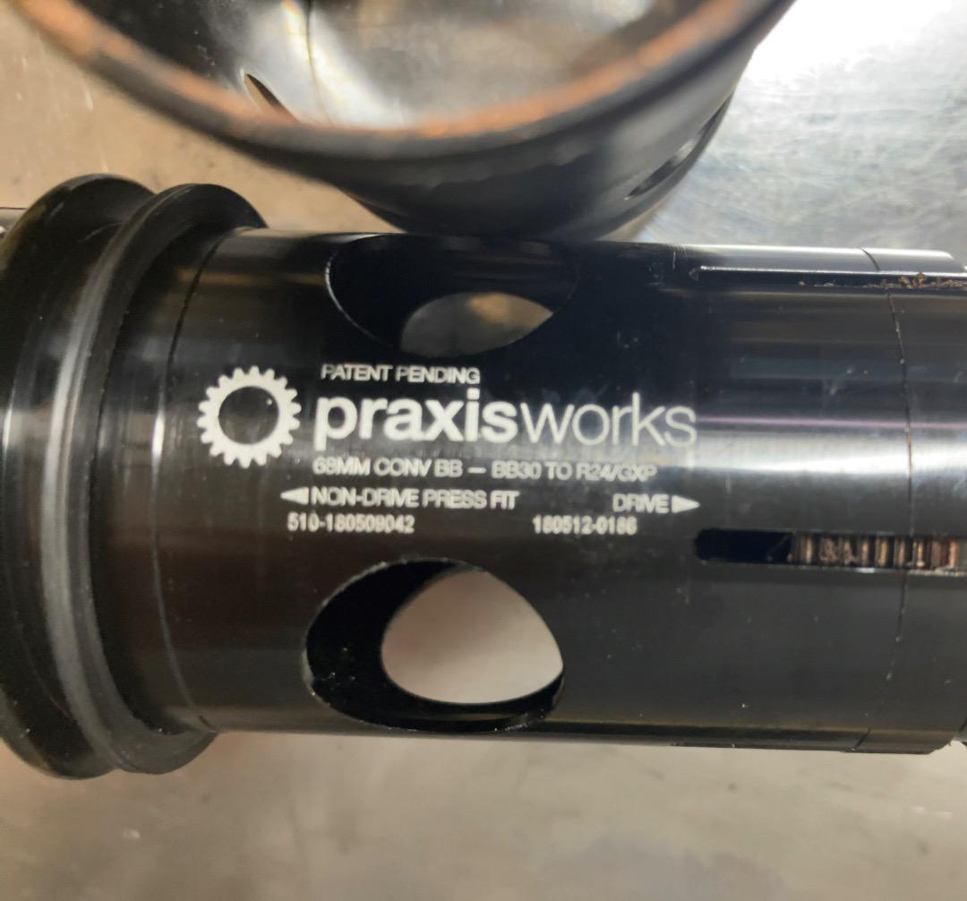 praxisworks BB BB30/PF30 GXP 68mm 組付のみ！