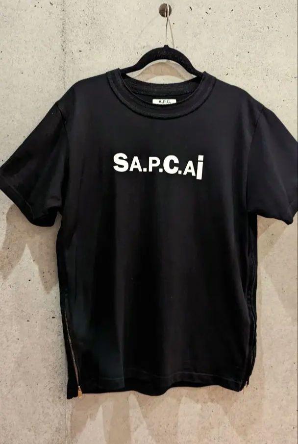 「KIYO」A.P.C. × sacai サイドジッパー Tシャツ