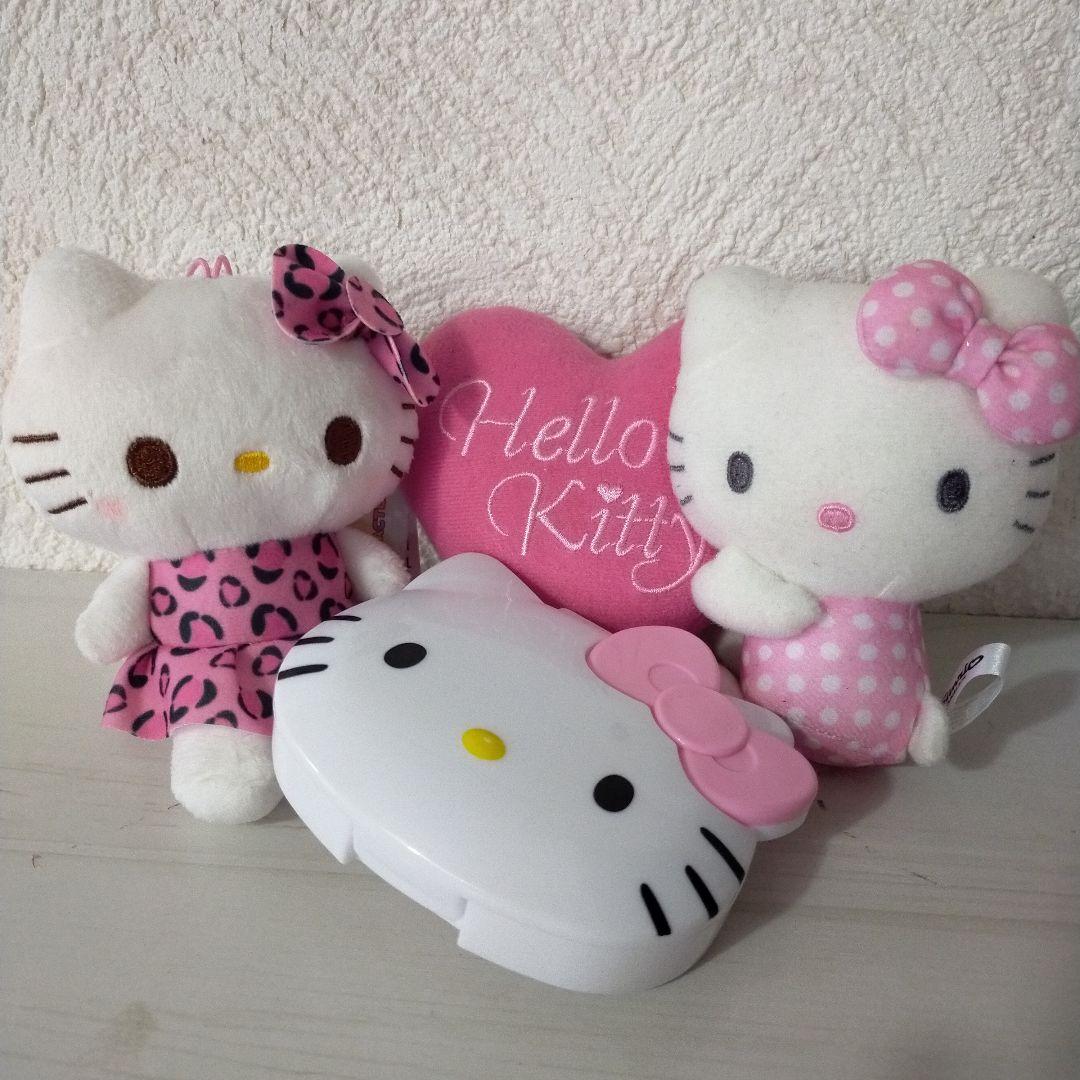 ハローキティ ぬいぐるみ マスコット セット サンリオ ヒョウ柄