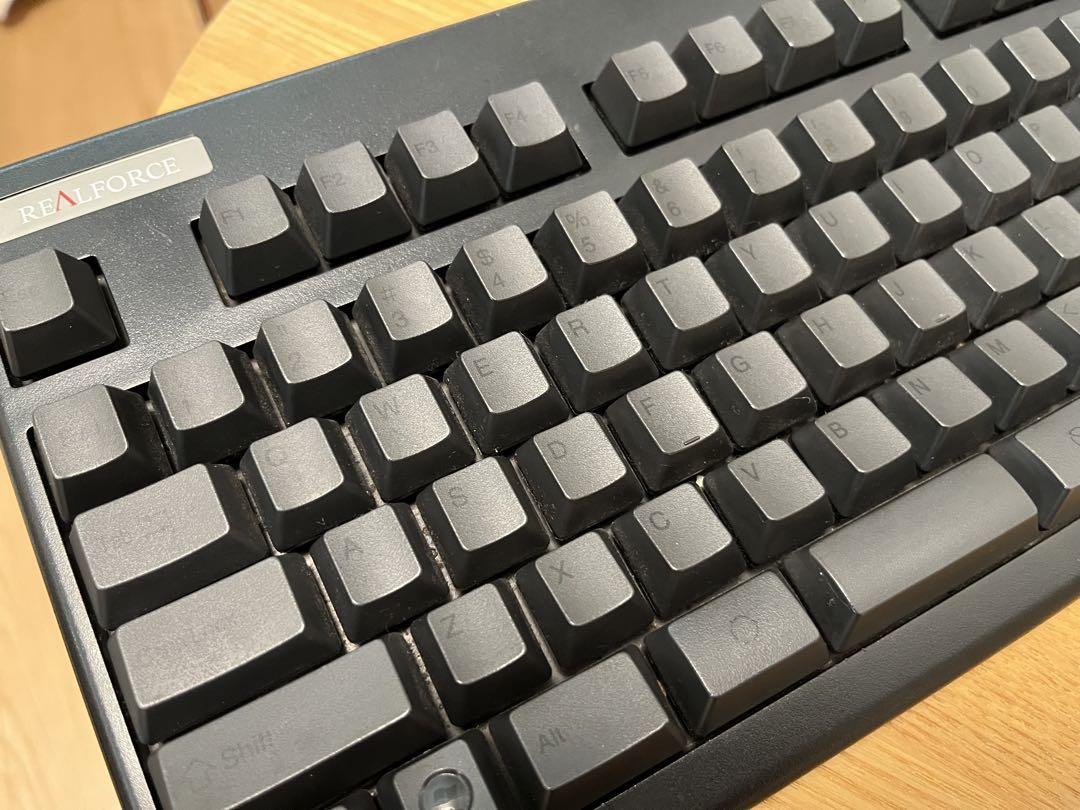 Realforce 91UDK-G テンキーレス・ALL45g・日本語配列・黒製品