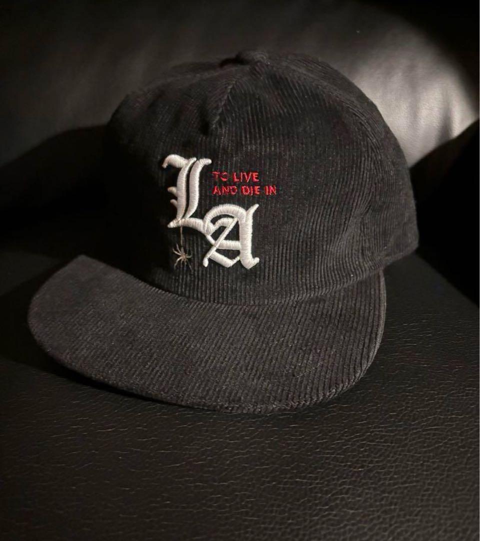 山田蓮/LA spider/コーデュロイベースボールキャップ　オモシーチャンネル