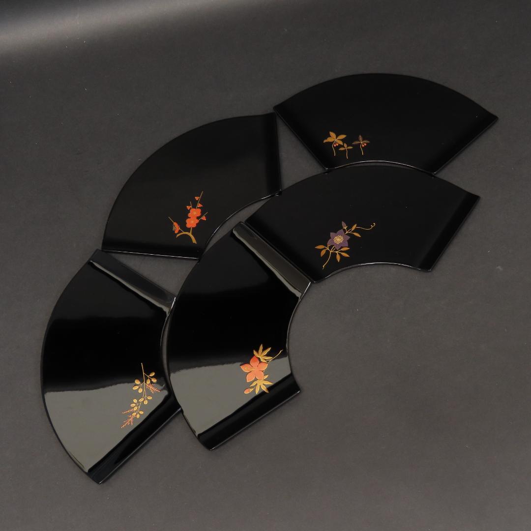 絵変り 銘々皿5客目立った傷や汚れなし