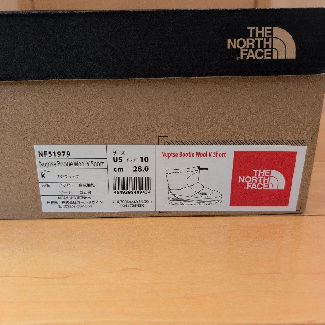 【新品未使用】ノースフェイス ショートブーツ 28.0cm ブラック 【新品未使用】ノースフェイス ショートブーツ 28.0cm ブラック
