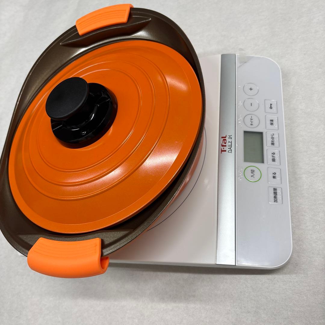 ティファール卓上IHとアイリスオーヤマ無加水鍋