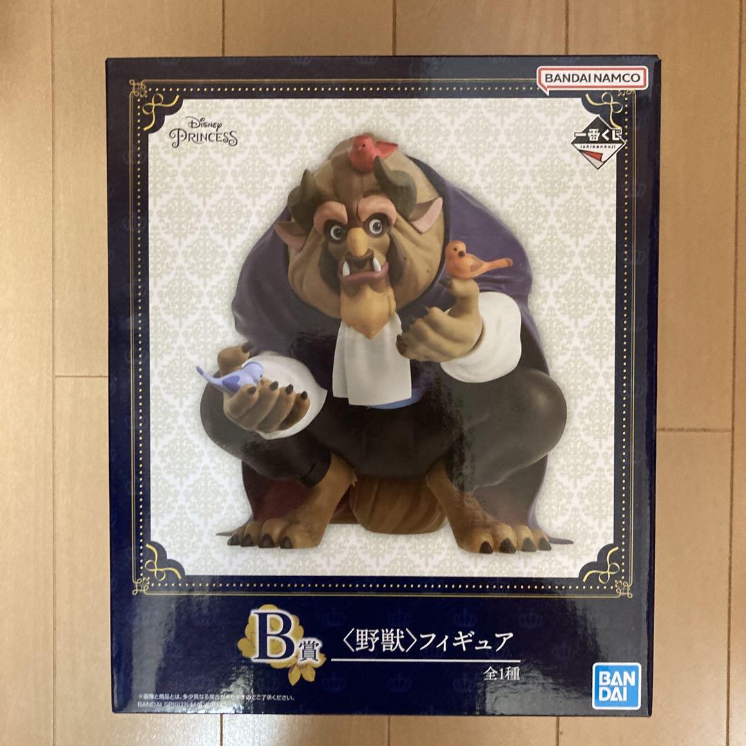 新品 ディズニー 野獣・サルタン・グラス フィギュア 一番くじ コミック・アニメ