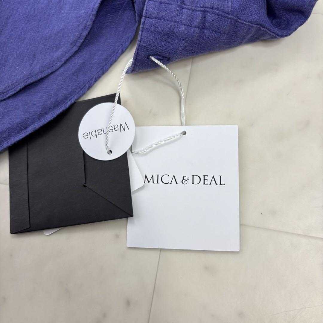 momoです★washed linen shirt リネンシャツ