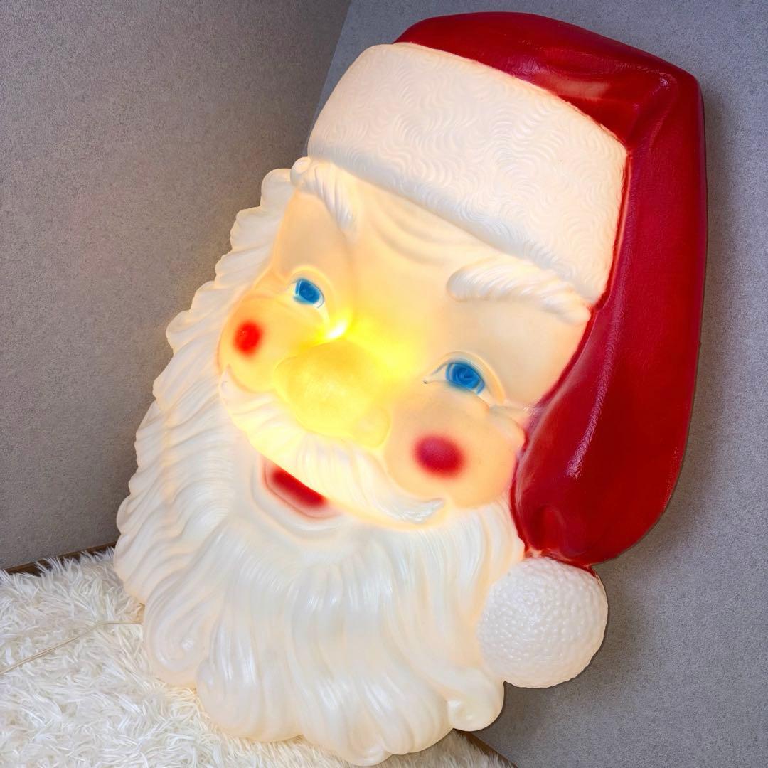 超特大 Empire サンタ フェイス ライト サンタクロース オブジェ目立った傷や汚れなし