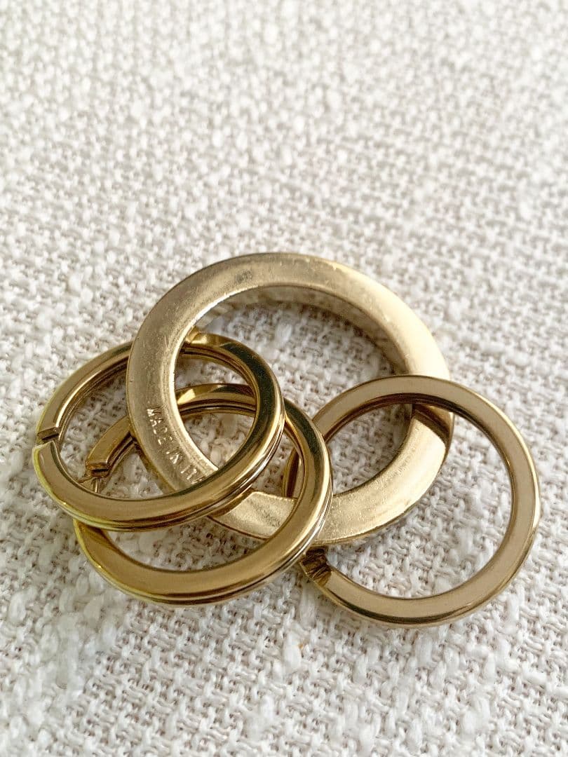 BVLGARI キーホルダー・リングセット　　レッド