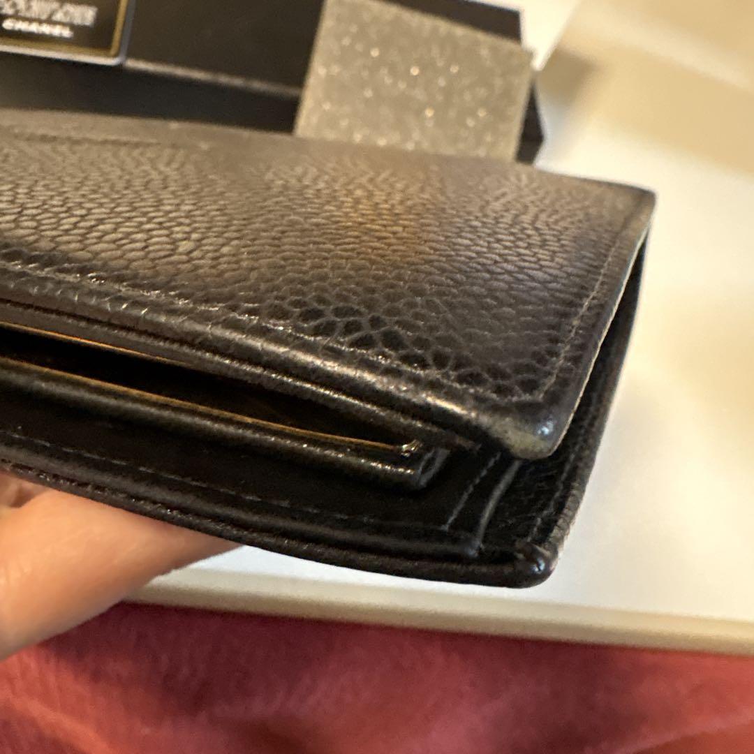CHANEL キャビアスキン 長財布
