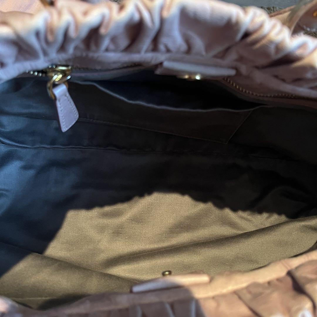 miumiu 2wayレザー ハンドバッグ